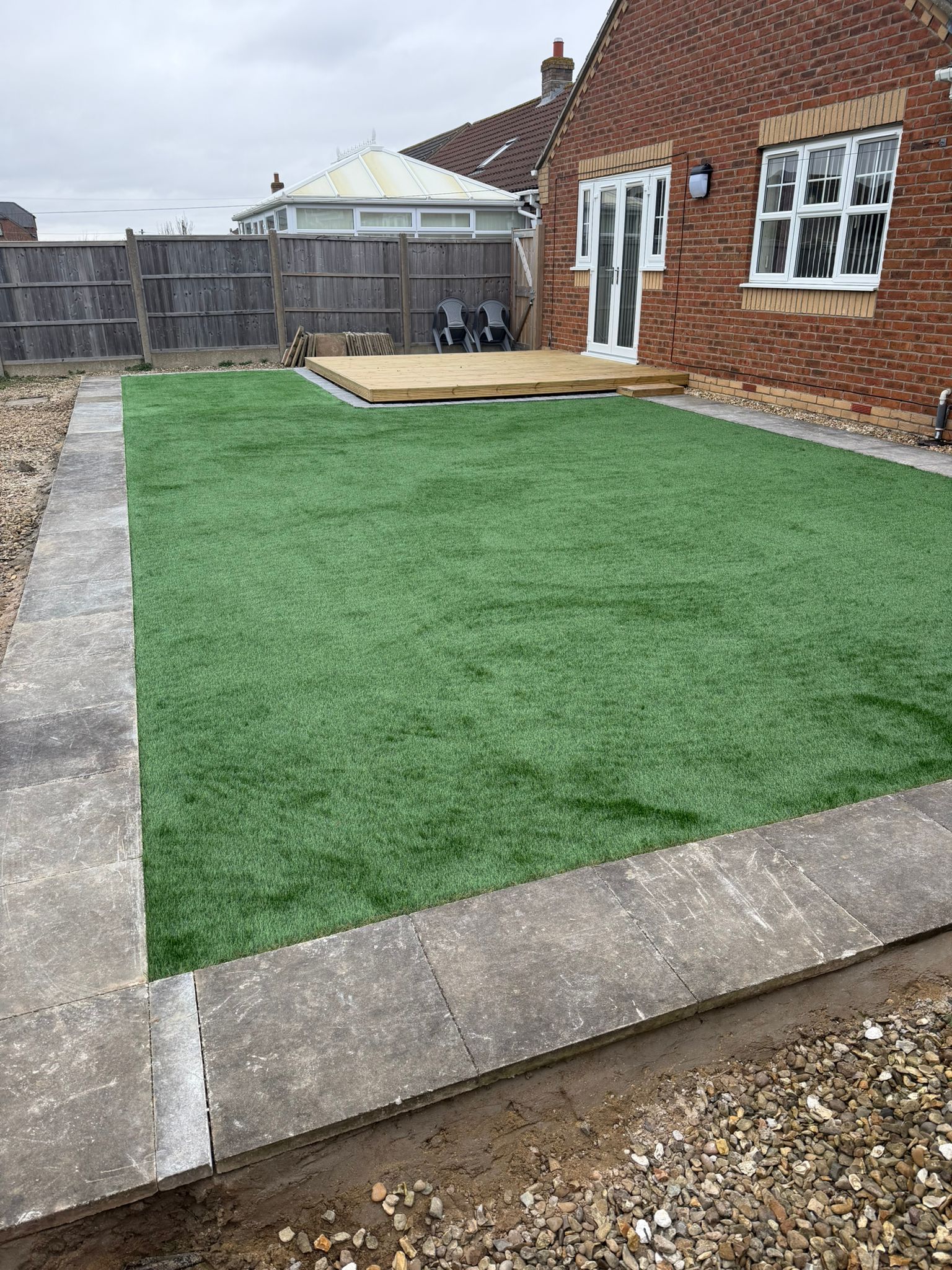 Astro turf lawn